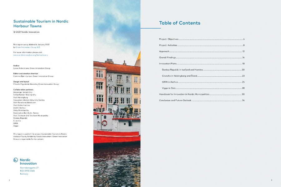 Nordic Harbour Towns — publication design by Cláudia Noronha