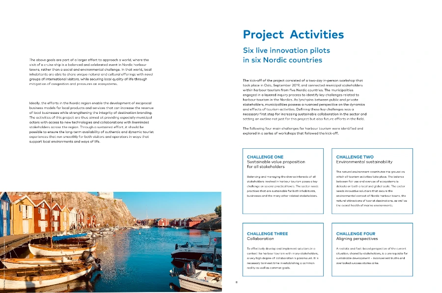 Nordic Harbour Towns — publication design by Cláudia Noronha