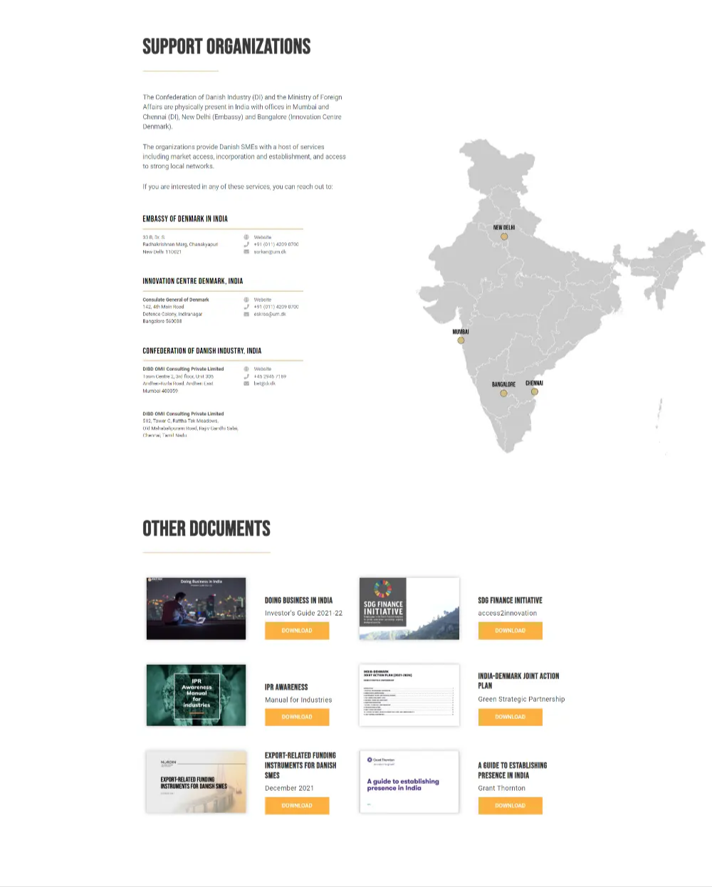 Nordin website inner page — Website design by Cláudia Noronha